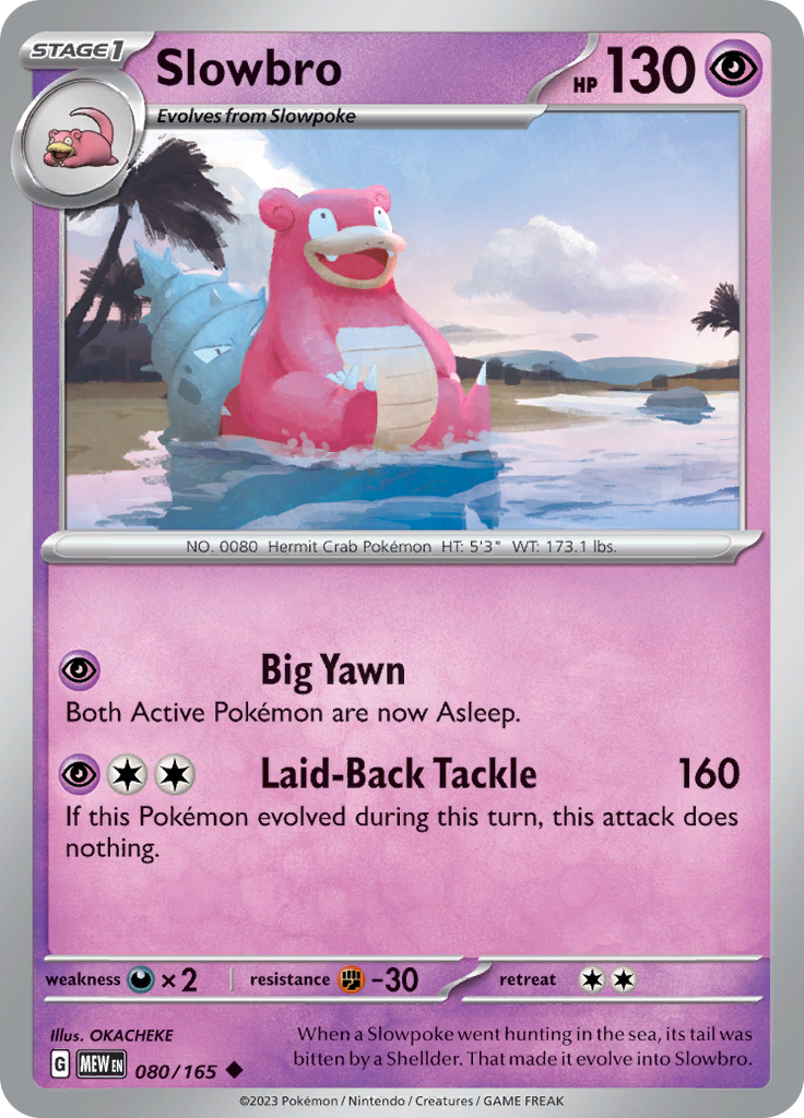 Slowbro (080/165) [Scarlet & Violet 151] | Dragon's Lair Comics and Fantasy Houston TX