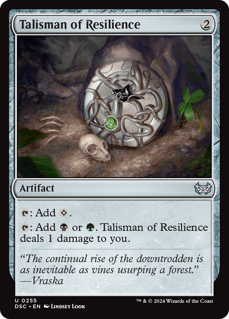 Talisman of Resilience [Duskmourn: House of Horror Commander] | Dragon's Lair Comics and Fantasy Houston TX