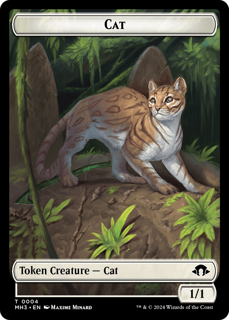 Servo // Cat Double-Sided Token [Modern Horizons 3 Tokens] | Dragon's Lair Comics and Fantasy Houston TX