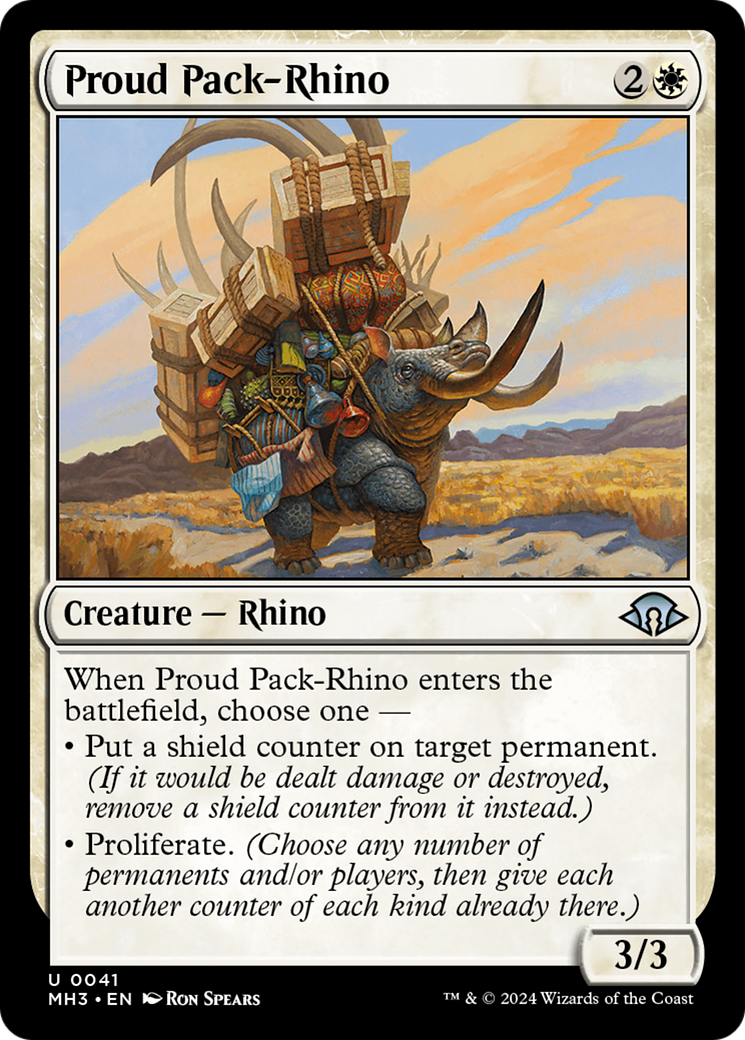 Proud Pack-Rhino [Modern Horizons 3] | Dragon's Lair Comics and Fantasy Houston TX