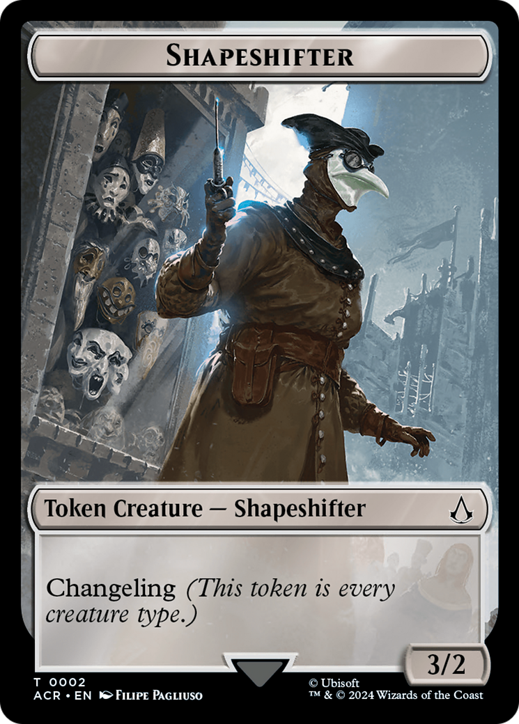 Shapeshifter Token [Assassin's Creed Tokens] | Dragon's Lair Comics and Fantasy Houston TX