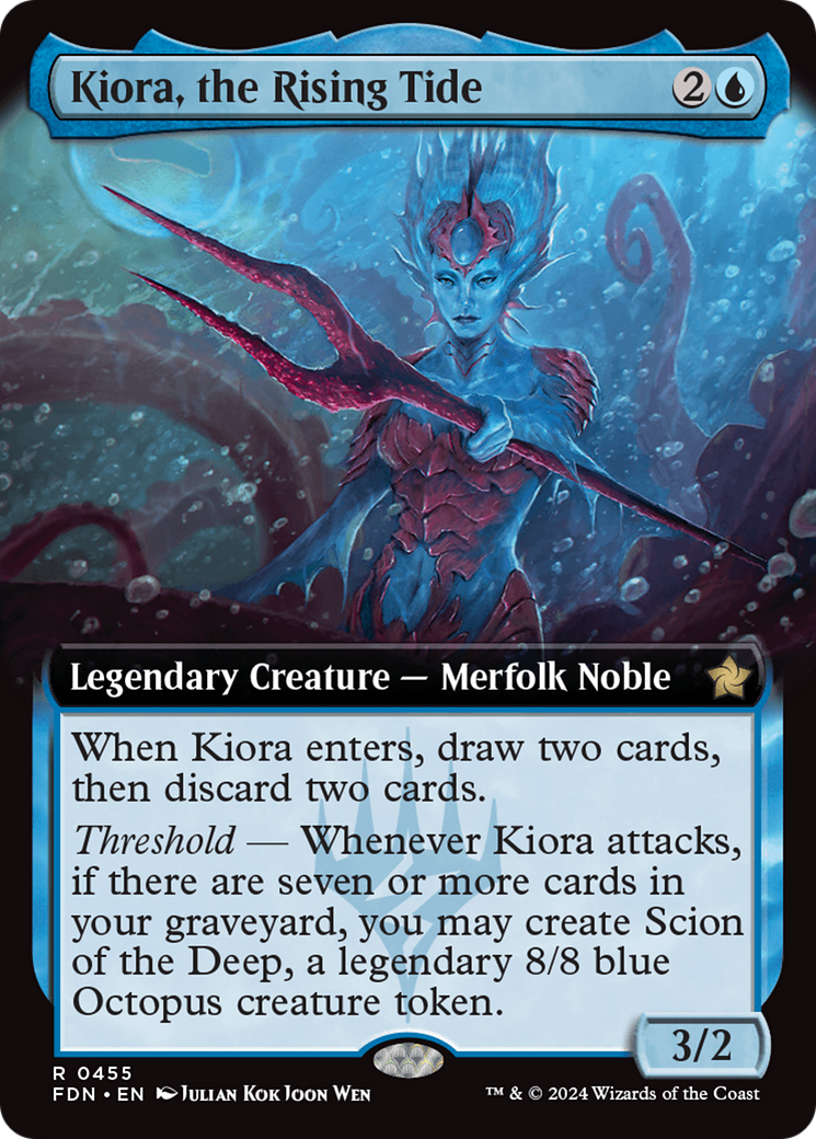 Kiora, the Rising Tide (Extended Art) [Foundations] | Dragon's Lair Comics and Fantasy Houston TX