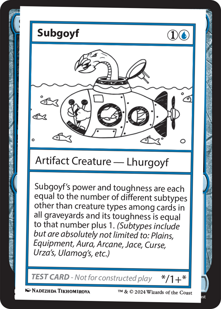 Subgoyf [Mystery Booster 2 Playtest Cards] | Dragon's Lair Comics and Fantasy Houston TX