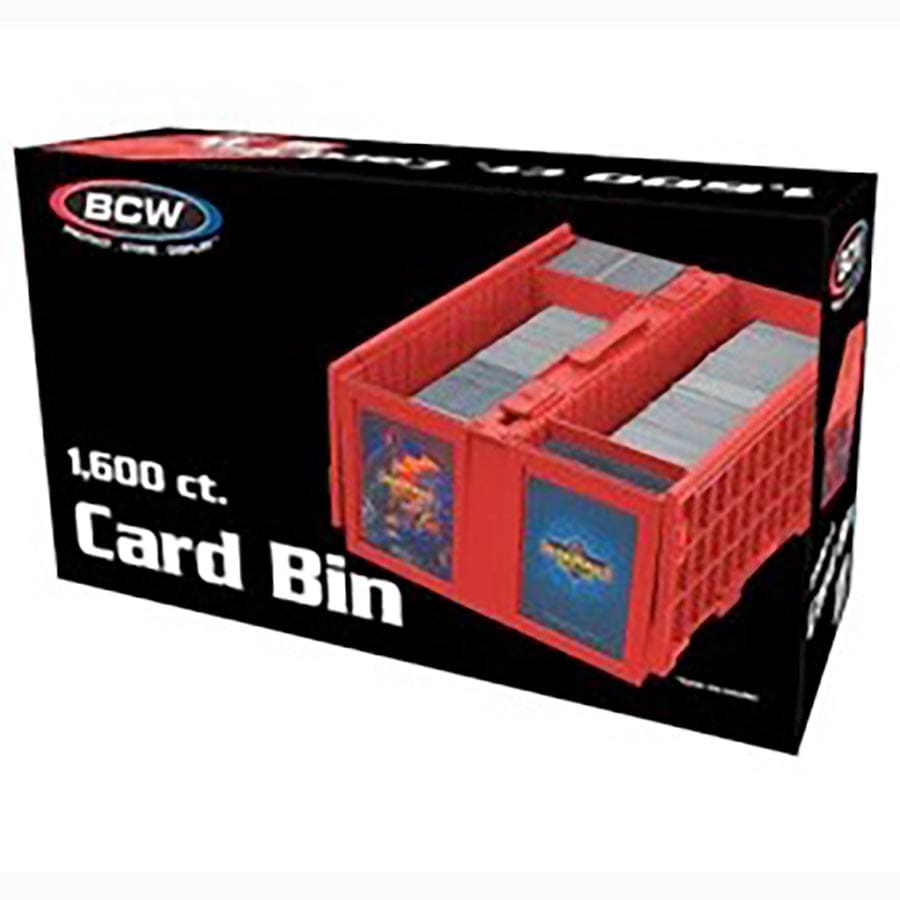 BCW Plastic 1600 Card Bin - Red | Dragon's Lair Comics and Fantasy Houston TX