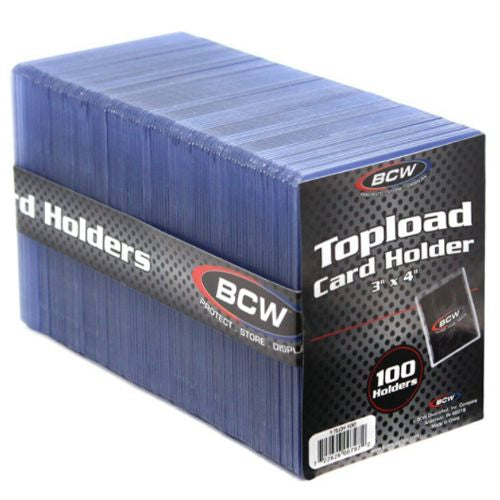 BCW Supplies: Topload Standard Card 3x4 12mm (100ct) | Dragon's Lair Comics and Fantasy Houston TX