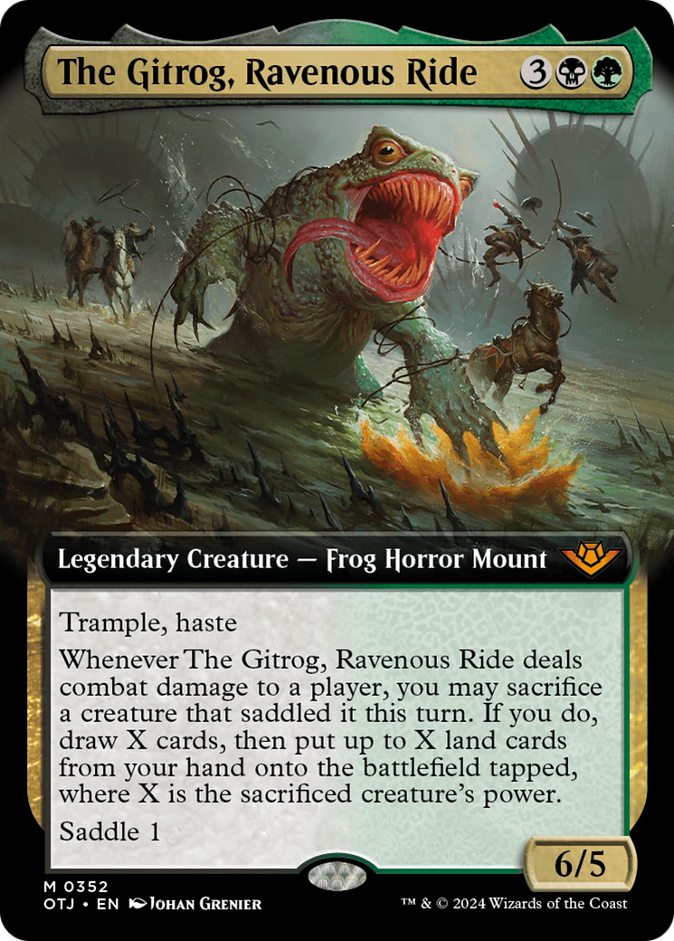 The Gitrog, Ravenous Ride (Extended Art) [Outlaws of Thunder Junction] | Dragon's Lair Comics and Fantasy Houston TX