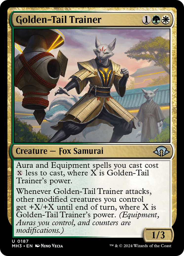 Golden-Tail Trainer [Modern Horizons 3] | Dragon's Lair Comics and Fantasy Houston TX