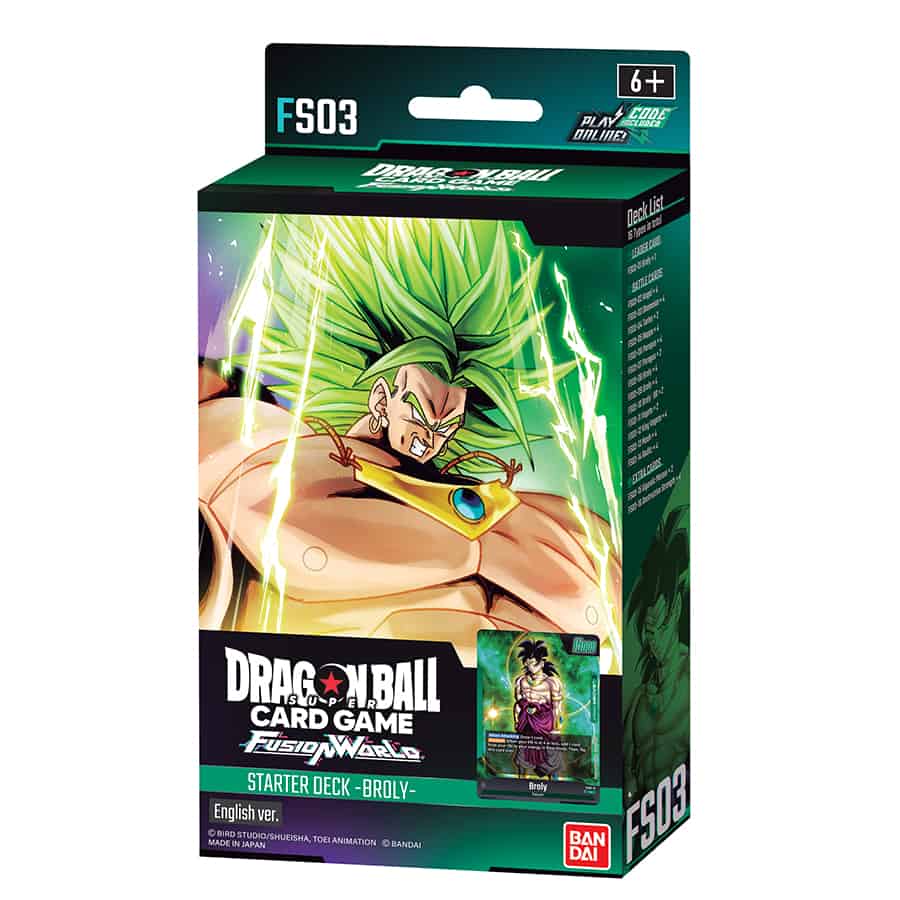 Dragon Ball Super TCG: Fusion World Broly Starter Deck FS03 | Dragon's Lair Comics and Fantasy Houston TX