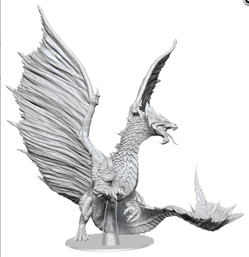 Dungeons & Dragons: Nolzur's Marvelous Unpainted  Miniatures - Adult Brass Dragon | Dragon's Lair Comics and Fantasy Houston TX