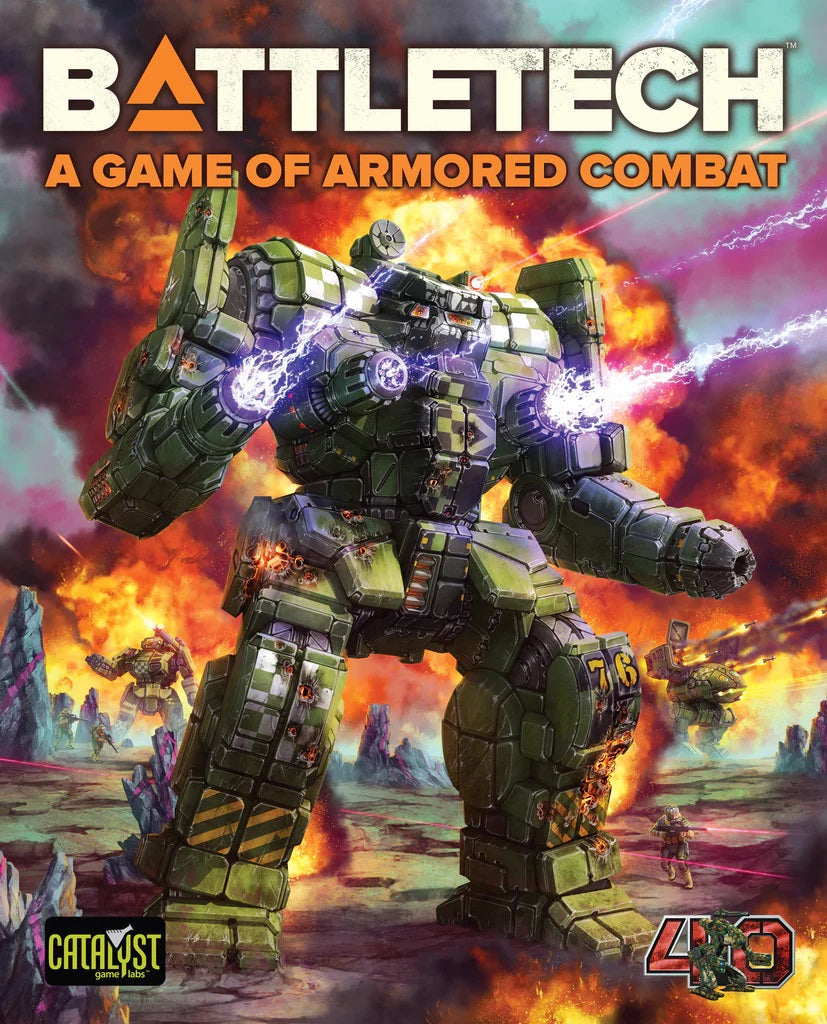 Battle Tech: The Game of Armored Combat 40th Anniversary Edition | Dragon's Lair Comics and Fantasy Houston TX