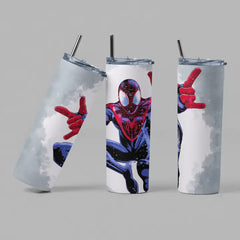 The Geek Boutique: Miles Superhero Spider Movie Inspired Blue Glow Tumbler | Dragon's Lair Comics and Fantasy Houston TX