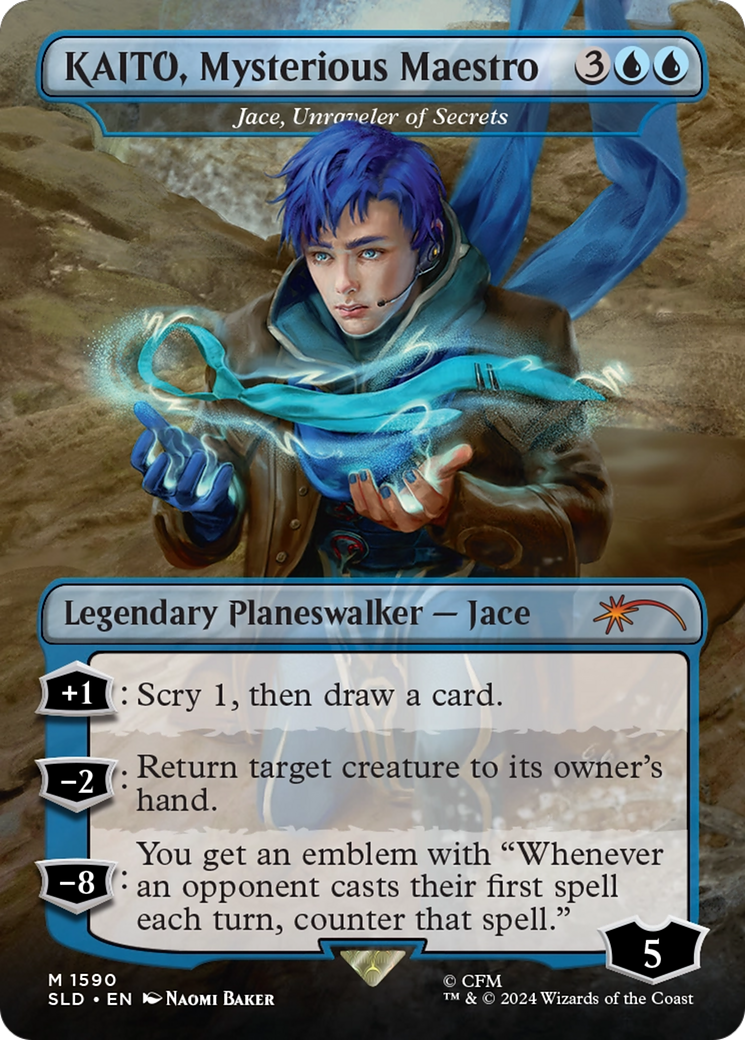 KAITO, Mysterious Maestro - Jace, Unraveler of Secrets [Secret Lair Drop Series] | Dragon's Lair Comics and Fantasy Houston TX