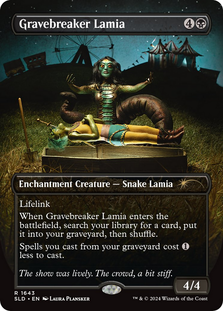 Gravebreaker Lamia (Rainbow Foil) [Secret Lair Drop Series] | Dragon's Lair Comics and Fantasy Houston TX