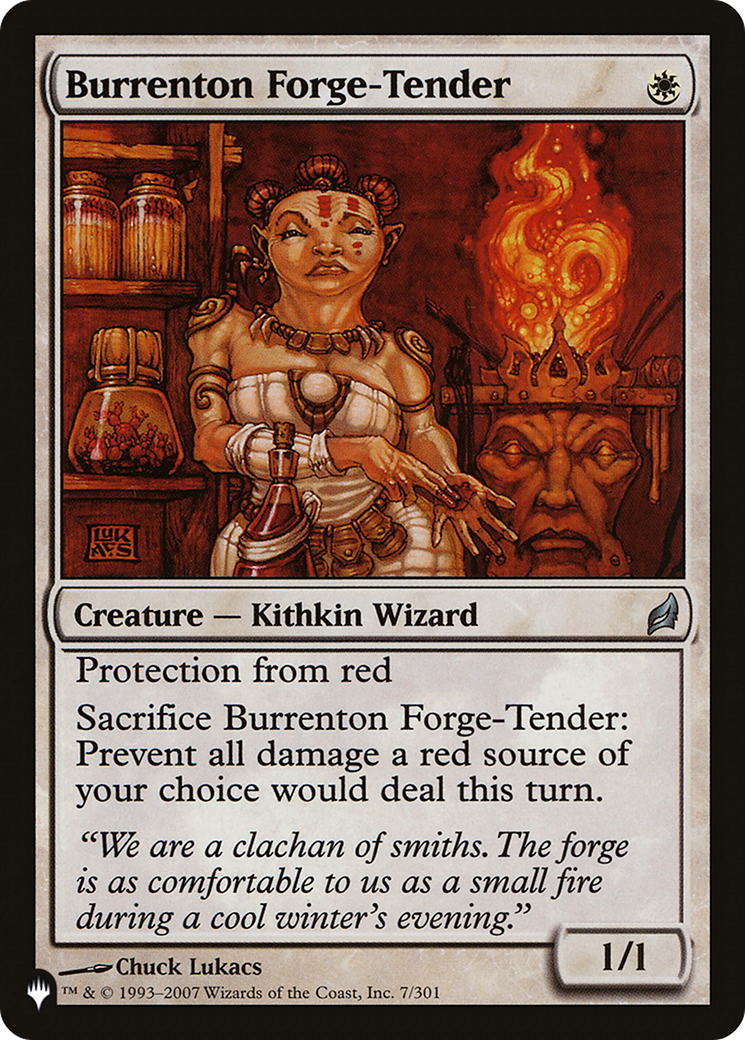 Burrenton Forge-Tender [The List Reprints] | Dragon's Lair Comics and Fantasy Houston TX