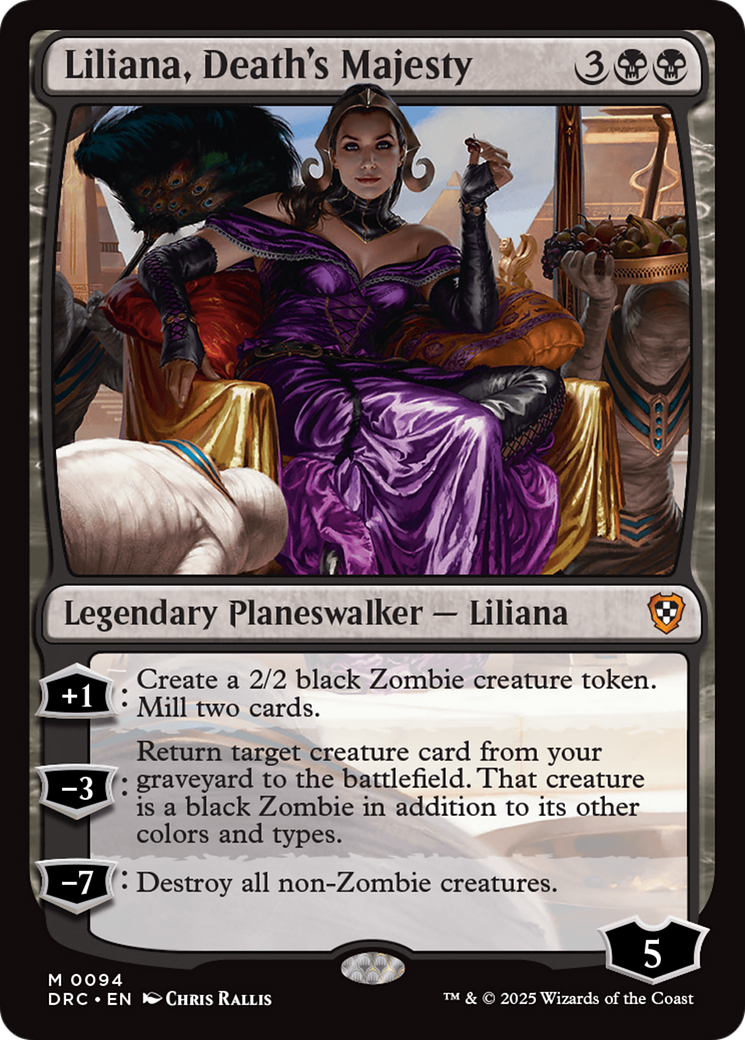 Liliana, Death's Majesty [Aetherdrift Commander] | Dragon's Lair Comics and Fantasy Houston TX