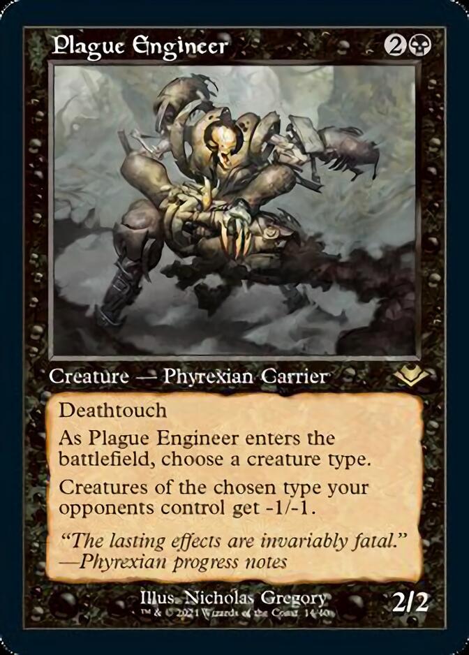 Plague Engineer (Retro Foil Etched) [Modern Horizons] | Dragon's Lair Comics and Fantasy Houston TX