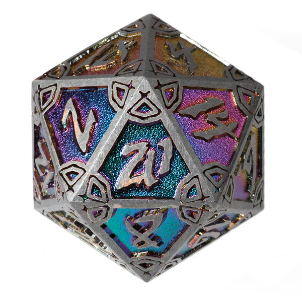 Die Hard Dice Metal D20 - Arcane Hexbreaker | Dragon's Lair Comics and Fantasy Houston TX