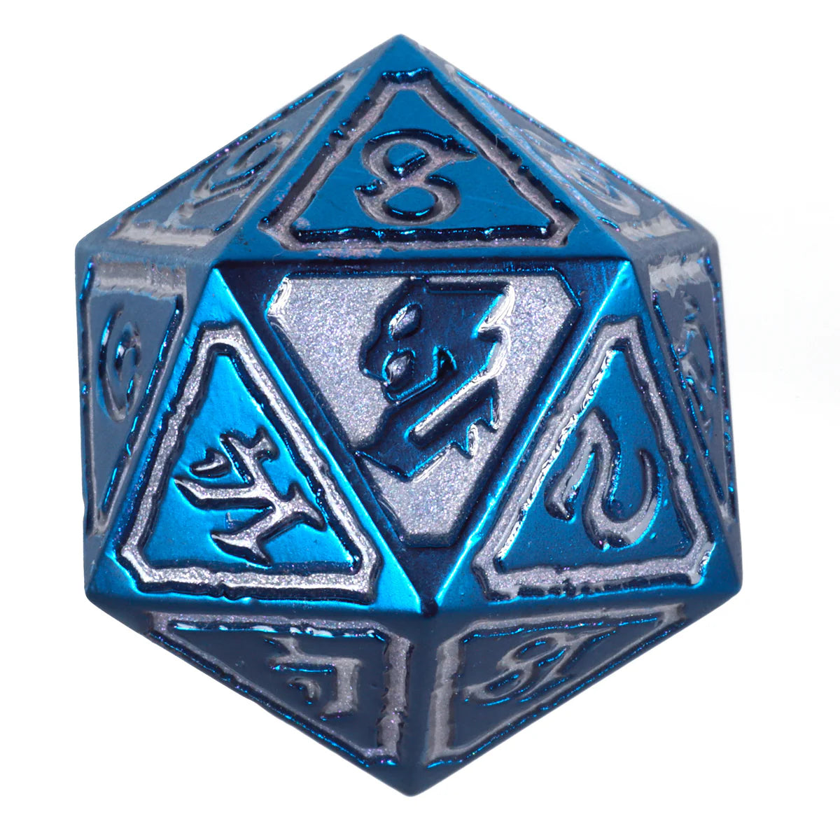 Die Hard Dice Metal D20 - Mages Guild Dire Illusion | Dragon's Lair Comics and Fantasy Houston TX