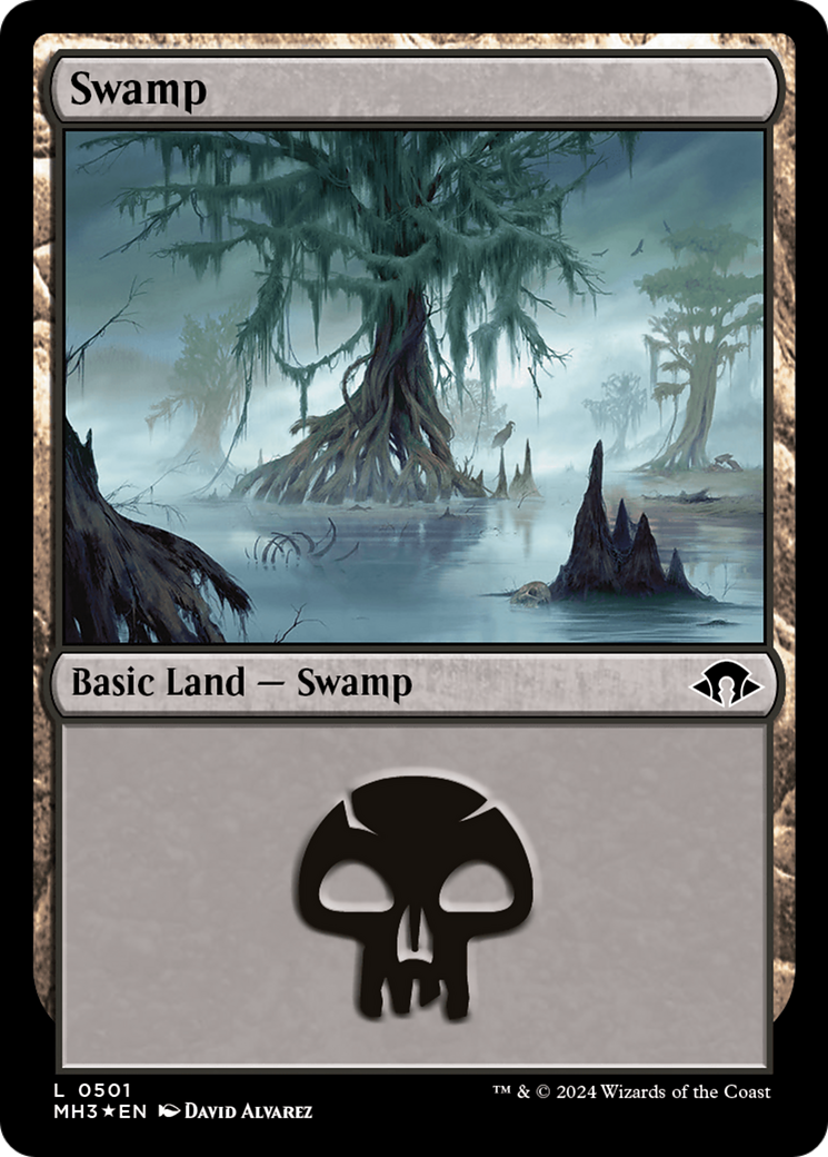 Swamp (0501) (Ripple Foil) [Modern Horizons 3] | Dragon's Lair Comics and Fantasy Houston TX