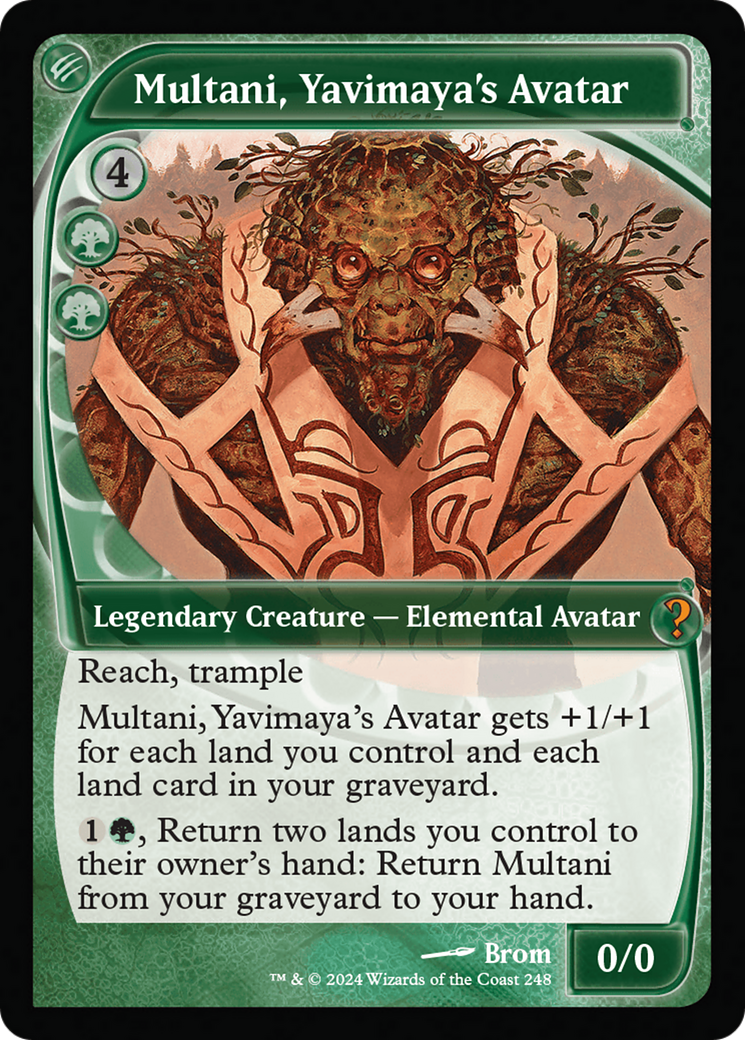 Multani, Yavimaya's Avatar (Future Sight) [Mystery Booster 2] | Dragon's Lair Comics and Fantasy Houston TX