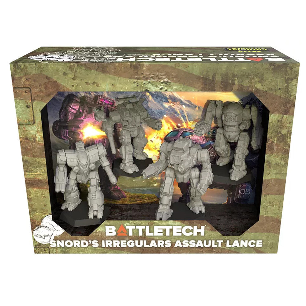 BattleTech: Miniature Force Pack - Snords Irregulars Assault Lance | Dragon's Lair Comics and Fantasy Houston TX