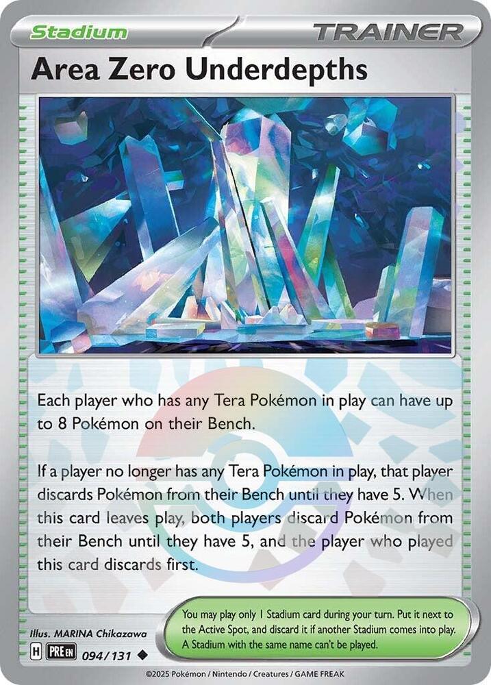 Area Zero Underdepths (094/131) (Poke Ball Pattern) [Scarlet & Violet: Prismatic Evolutions] | Dragon's Lair Comics and Fantasy Houston TX