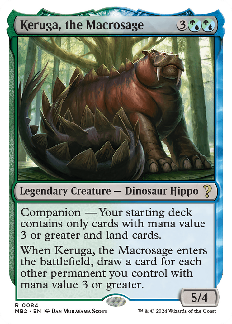 Keruga, the Macrosage (White Border) [Mystery Booster 2] | Dragon's Lair Comics and Fantasy Houston TX