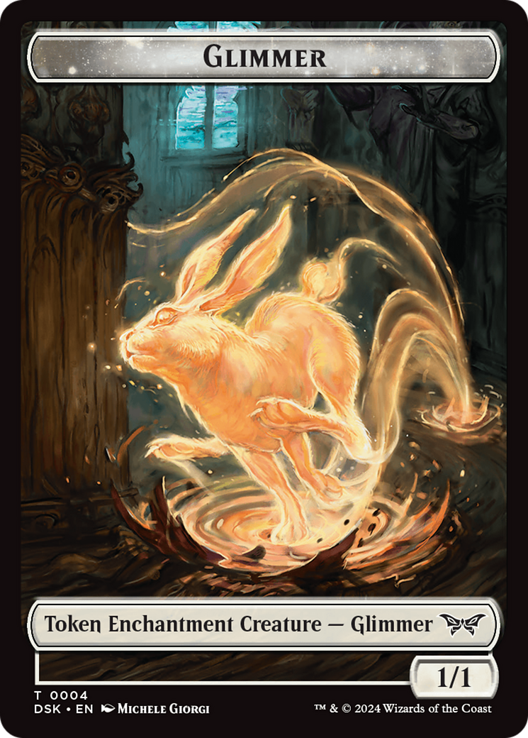 Glimmer Token [Duskmourn: House of Horror Tokens] | Dragon's Lair Comics and Fantasy Houston TX