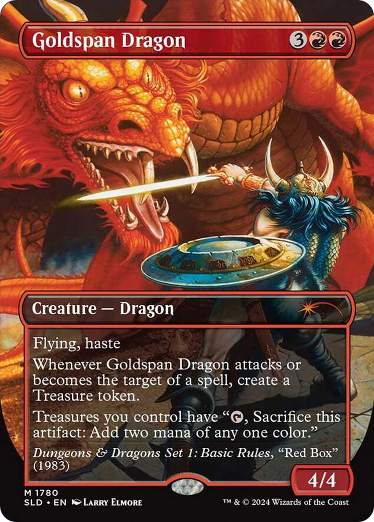 Goldspan Dragon (Rainbow Foil) [Secret Lair Drop Series] | Dragon's Lair Comics and Fantasy Houston TX