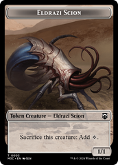 Eldrazi Scion // Eldrazi Spawn Double-Sided Token [Modern Horizons 3 Commander Tokens] | Dragon's Lair Comics and Fantasy Houston TX