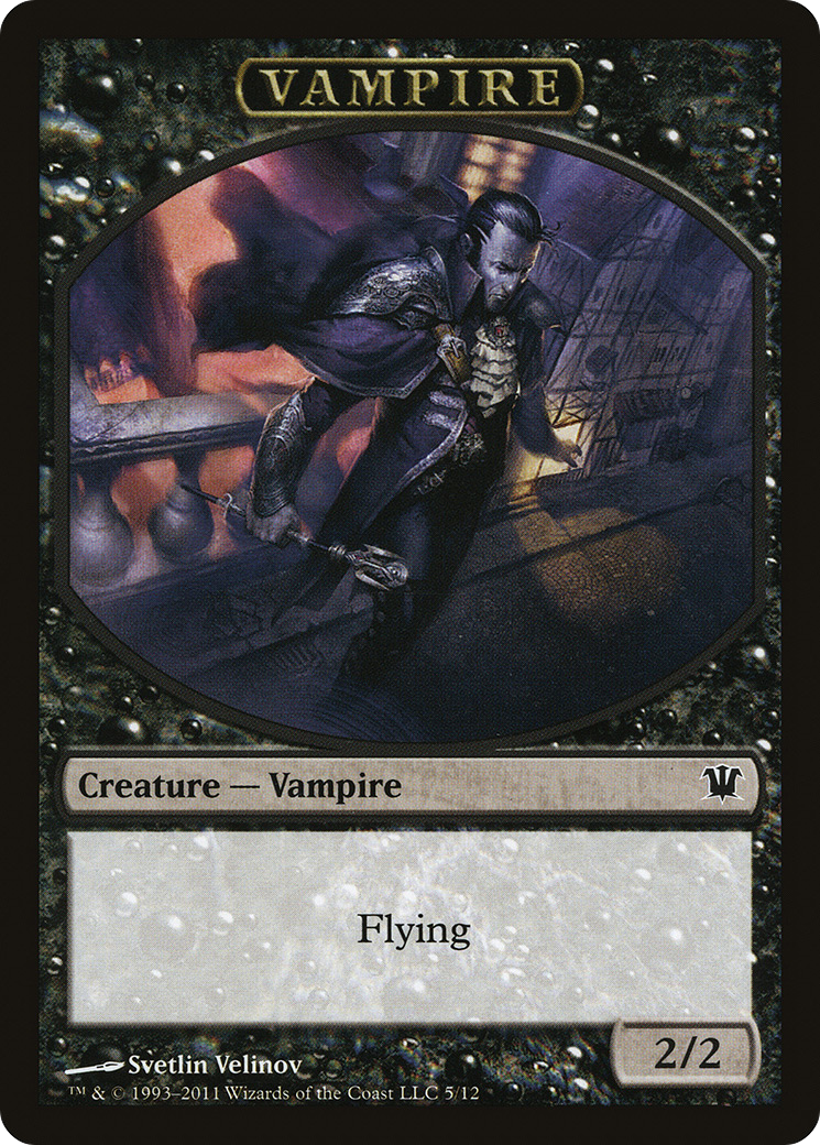 Blood // Vampire (0007) Double-Sided Token [Innistrad Remastered Tokens] | Dragon's Lair Comics and Fantasy Houston TX