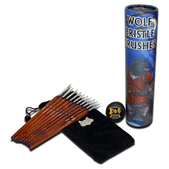 Chronicle Wolf Bristle Brush Set | Dragon's Lair Comics and Fantasy Houston TX