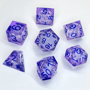 Chronicle Liquid Core Poly 7 Dice Set: Molten Moonbeam | Dragon's Lair Comics and Fantasy Houston TX