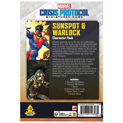 Marvel Crisis Protocol: Sunspot & Warlock | Dragon's Lair Comics and Fantasy Houston TX