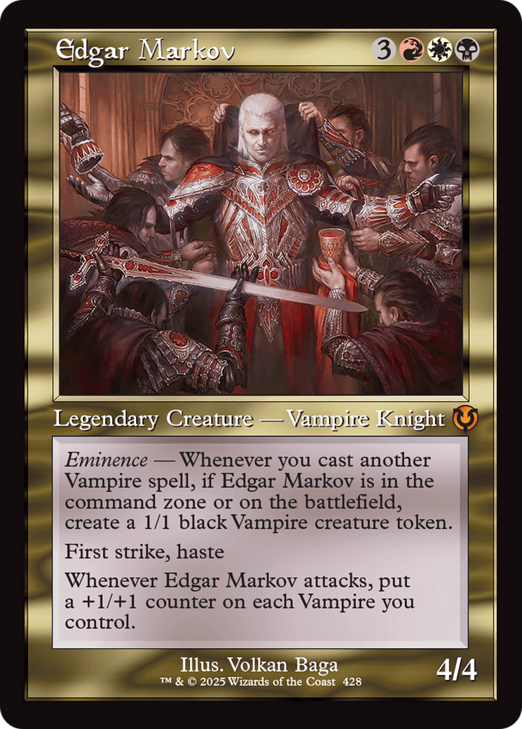 Edgar Markov (Retro Frame) [Innistrad Remastered] | Dragon's Lair Comics and Fantasy Houston TX