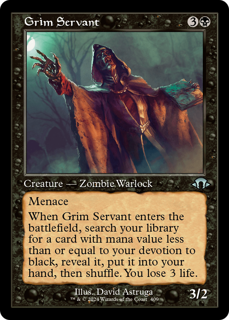 Grim Servant (Retro) [Modern Horizons 3] | Dragon's Lair Comics and Fantasy Houston TX