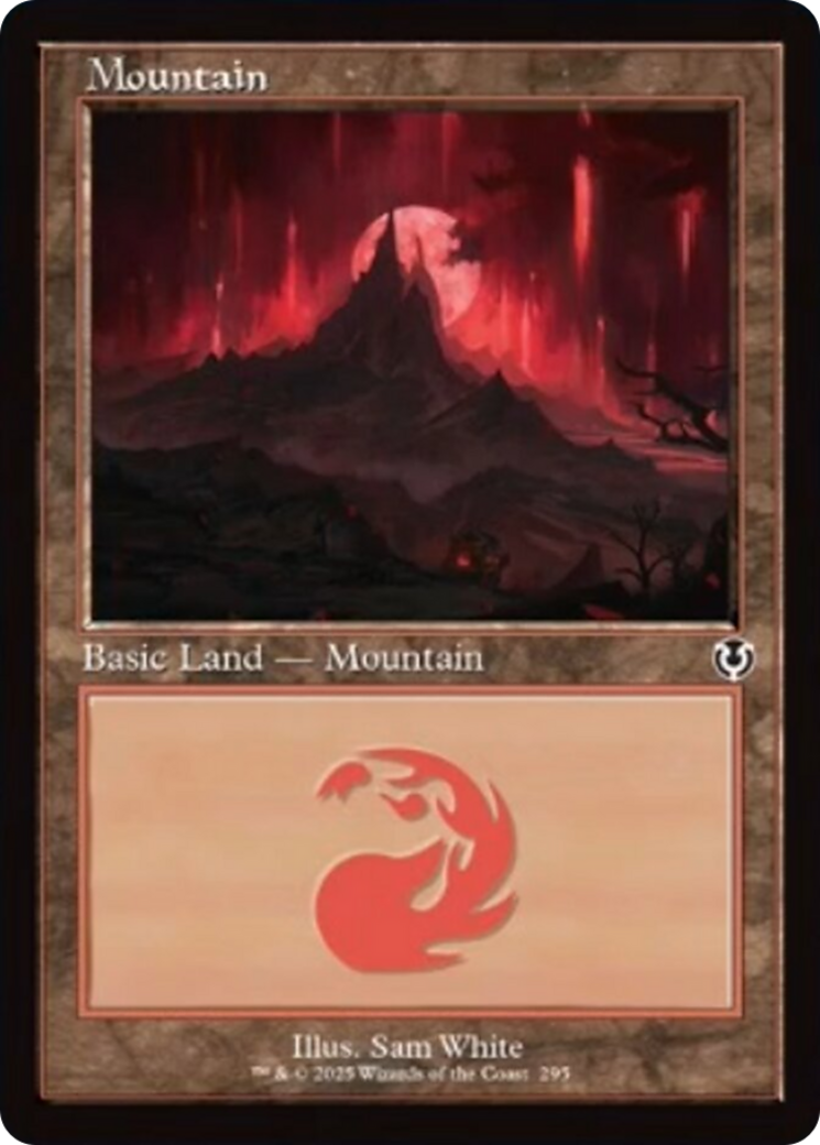 Mountain (295) (Retro Frame) [Innistrad Remastered] | Dragon's Lair Comics and Fantasy Houston TX