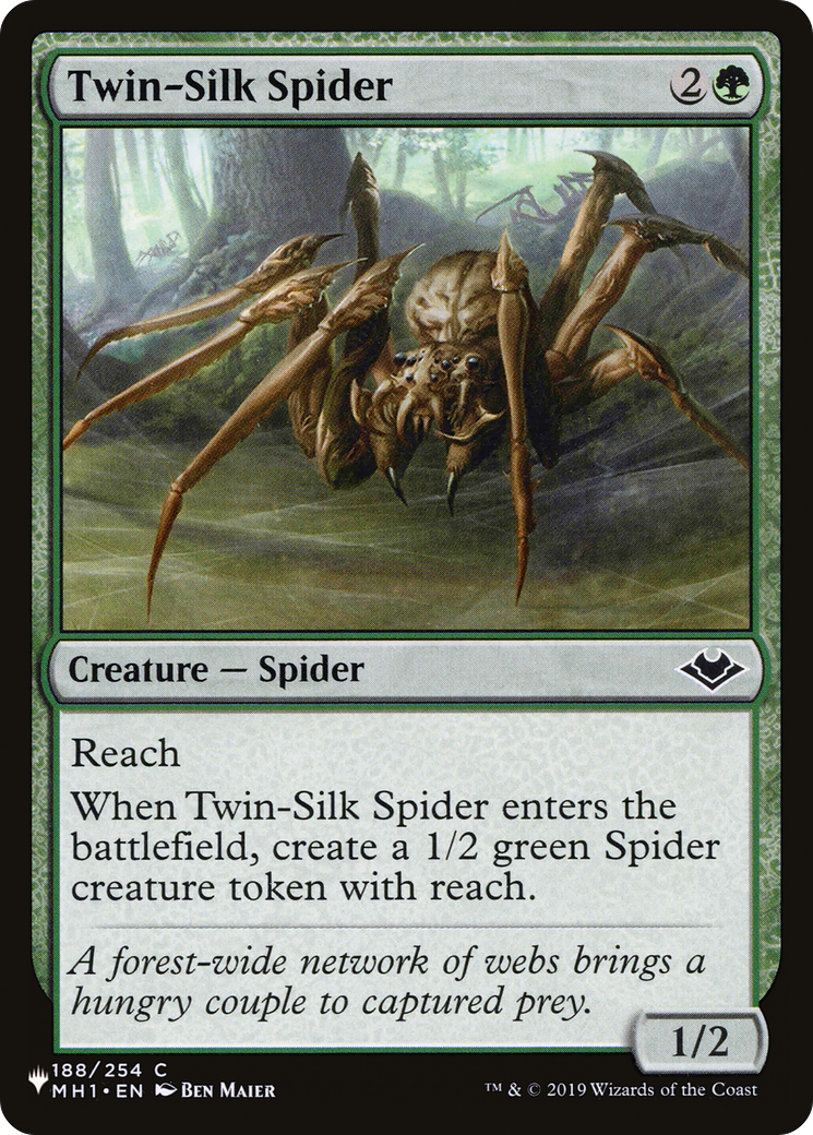 Twin-Silk Spider [The List Reprints] | Dragon's Lair Comics and Fantasy Houston TX