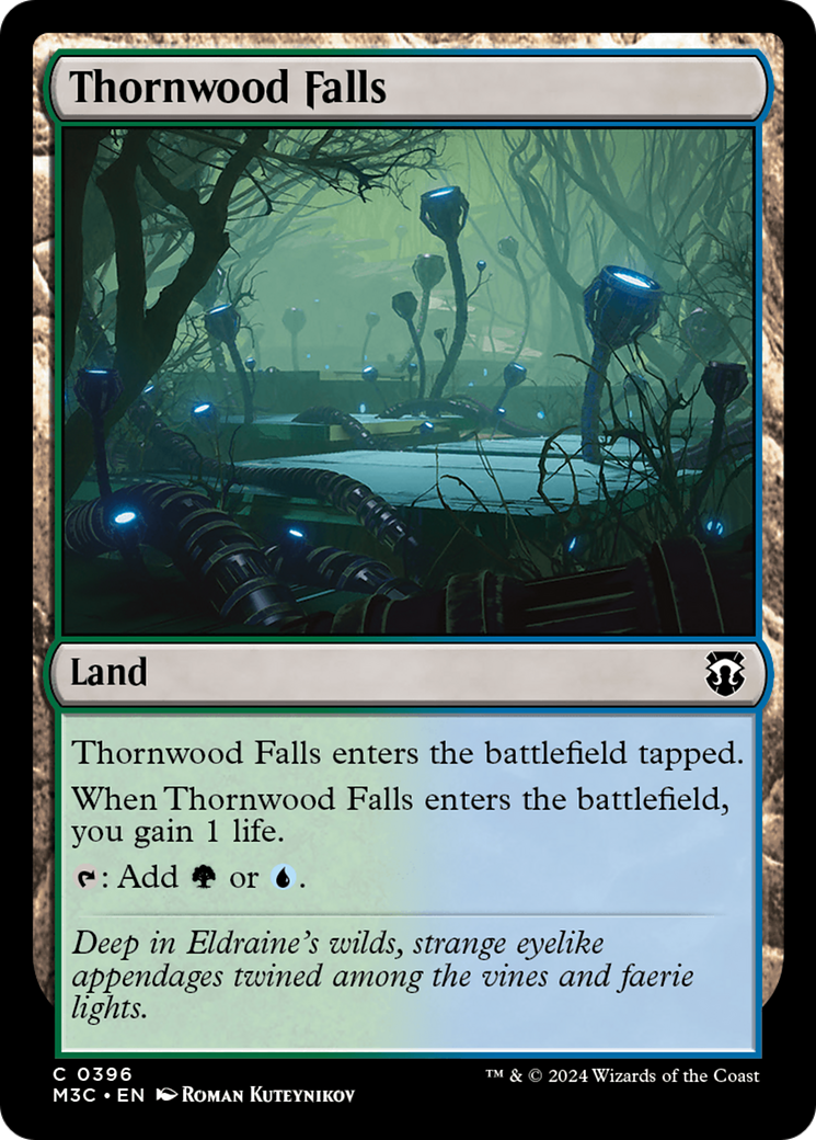 Thornwood Falls (Ripple Foil) [Modern Horizons 3 Commander] | Dragon's Lair Comics and Fantasy Houston TX