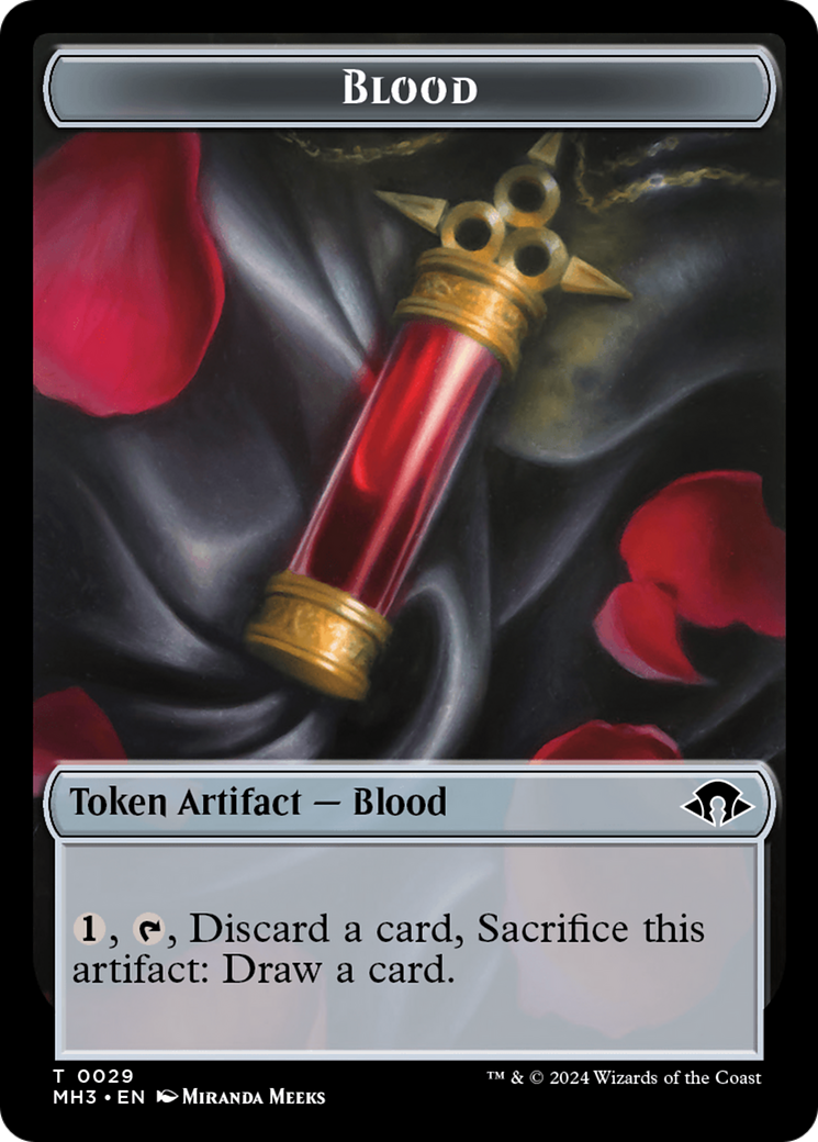 Blood Token [Modern Horizons 3 Tokens] | Dragon's Lair Comics and Fantasy Houston TX