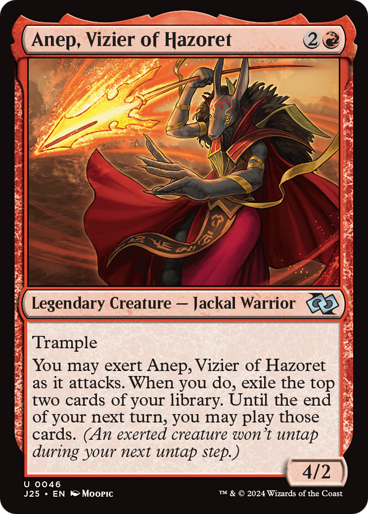 Anep, Vizier of Hazoret (Anime) [Foundations Jumpstart] | Dragon's Lair Comics and Fantasy Houston TX