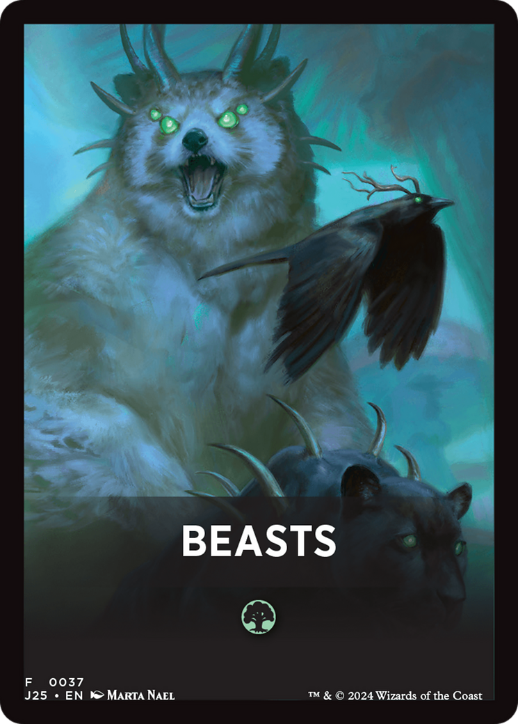 Beasts Theme Card [Foundations Jumpstart Front Cards] | Dragon's Lair Comics and Fantasy Houston TX