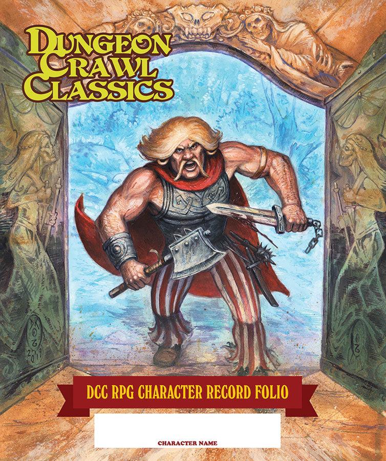 Dungeon Crawl Classics: Character Record Folio | Dragon's Lair Comics and Fantasy Houston TX