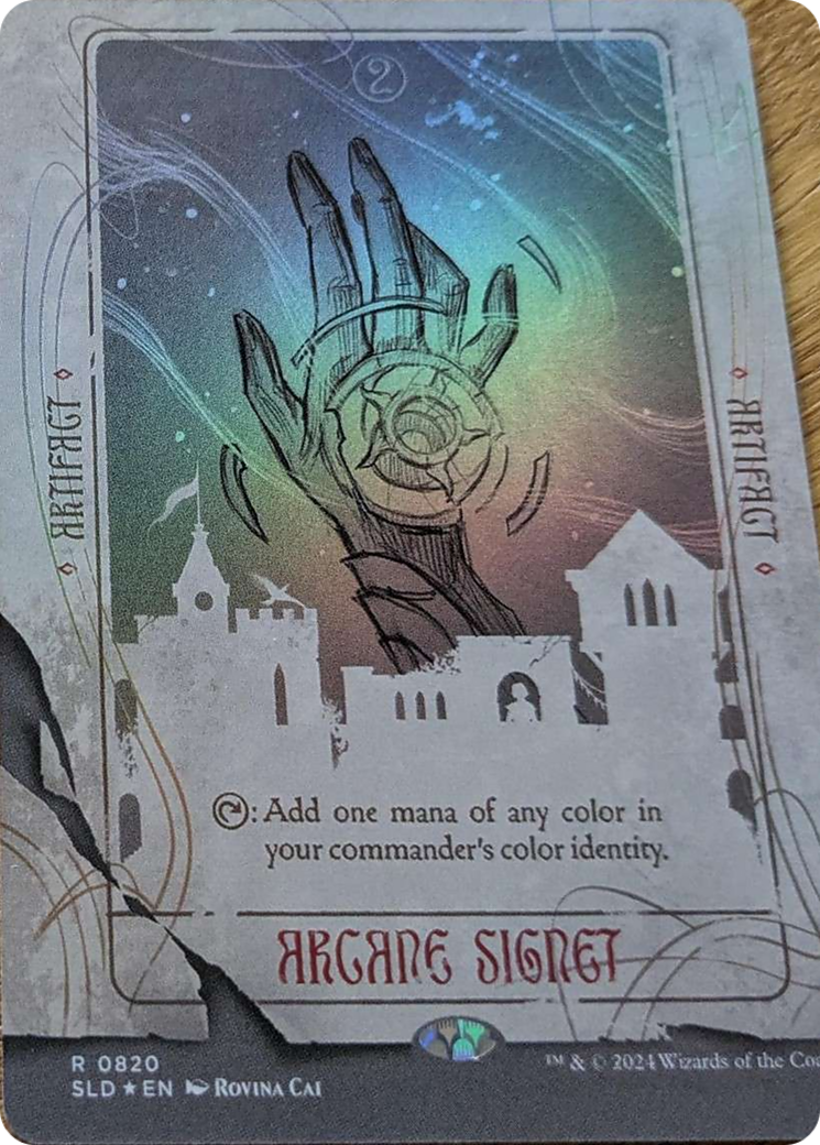 Arcane Signet (0820) (Rainbow Foil) [Secret Lair Drop Series] | Dragon's Lair Comics and Fantasy Houston TX