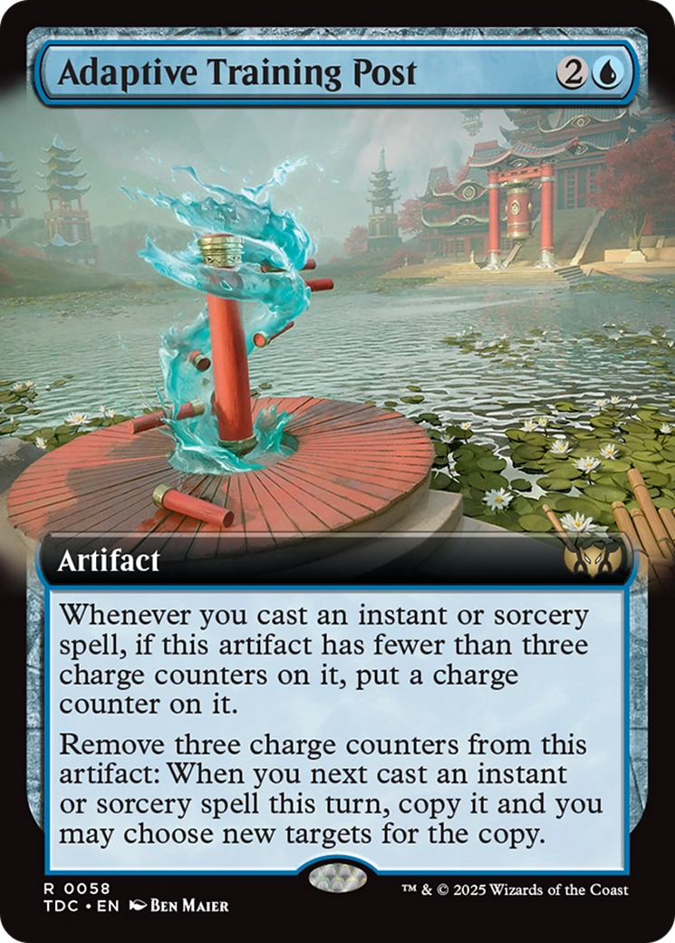 Adaptive Training Post (Extended Art) [Tarkir: Dragonstorm Commander] | Dragon's Lair Comics and Fantasy Houston TX