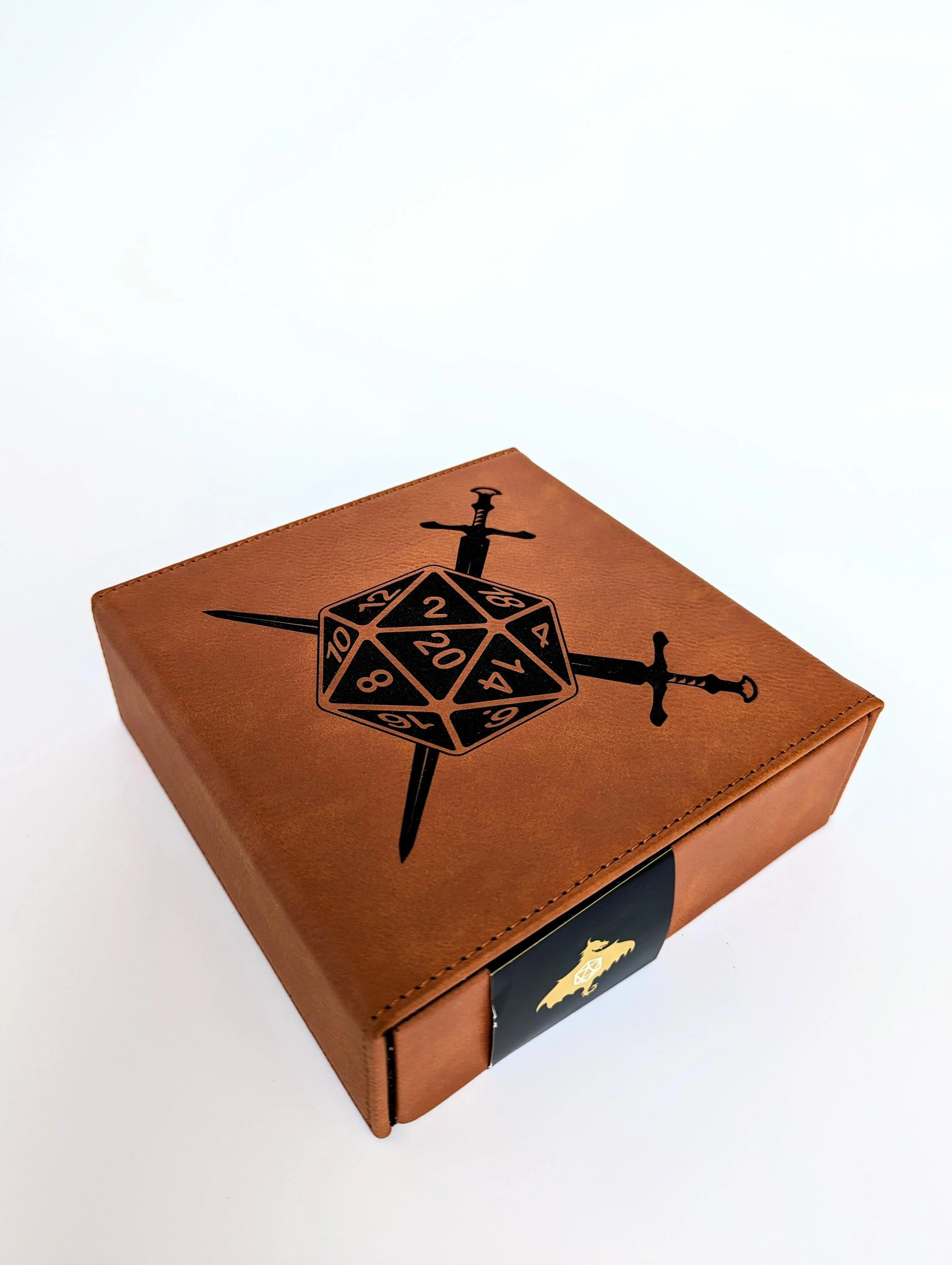 NTSD Gaming Vegan Leather Dice Box, Assorted Styles | Dragon's Lair Comics and Fantasy Houston TX