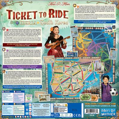 Ticket to Ride Iberia & South Korea | Dragon's Lair Comics and Fantasy Houston TX