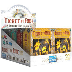 Ticket To Ride: 20th Anniversary Deluxe Train Set Display - Blue | Dragon's Lair Comics and Fantasy Houston TX