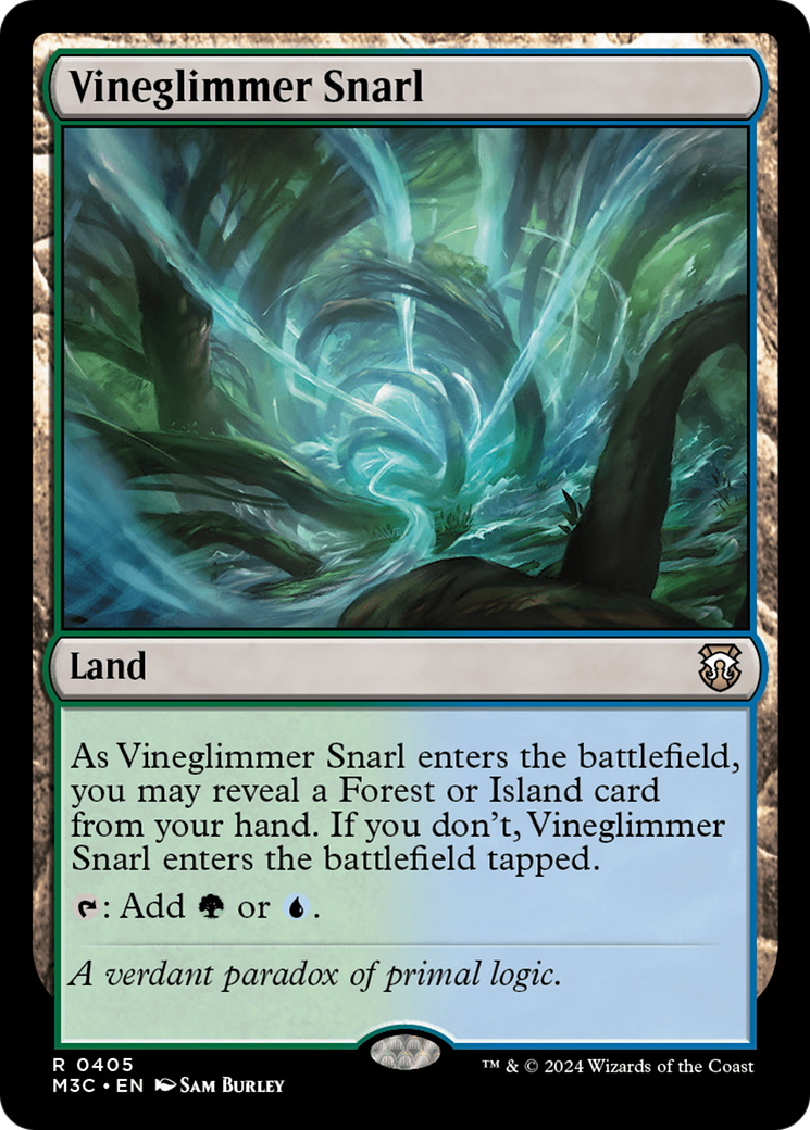 Vineglimmer Snarl (Ripple Foil) [Modern Horizons 3 Commander] | Dragon's Lair Comics and Fantasy Houston TX