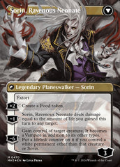 Sorin of House Markov // Sorin, Ravenous Neonate (Borderless) (Textured Foil) [Modern Horizons 3] | Dragon's Lair Comics and Fantasy Houston TX